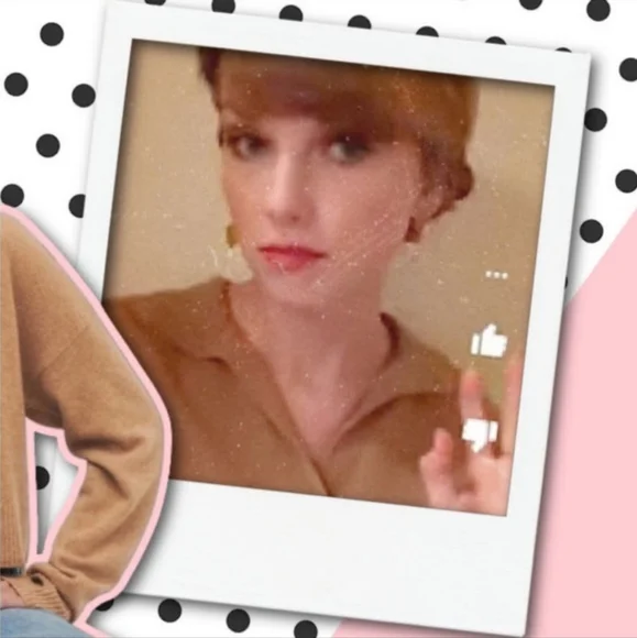 REFORMATION Cashmere Polo Size XS Camel As Seen On Taylor Swift… - Picture 4 of 16